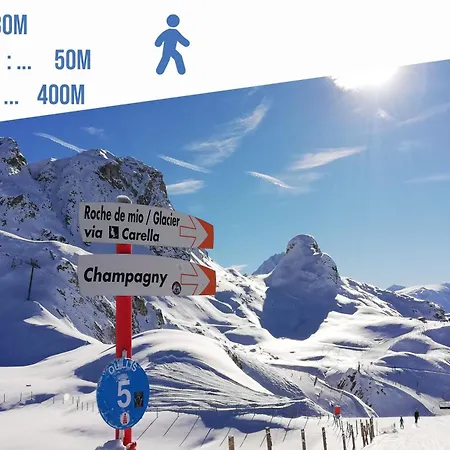 Elegant Logement, Superbe Vue Apartament La Plagne